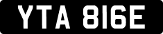 License plate of the United Kingdom, 1963 year system