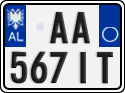 License plate of Albania, Cars (2011)