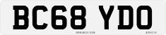 License plate of the United Kingdom, 2001 year system