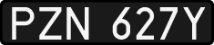 License plates of Poland, 1976 year system