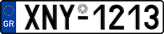 License plate of Greece, Cars