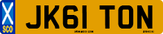 License plate of the United Kingdom, 2001 year system