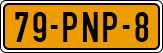 License plate of the Netherlands, Cars