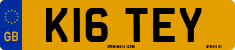 License plate of the United Kingdom, 1983 year system