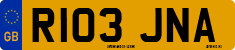 License plate of the United Kingdom, 1983 year system