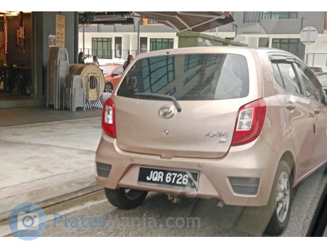 JQR 6726, Perodua Axia