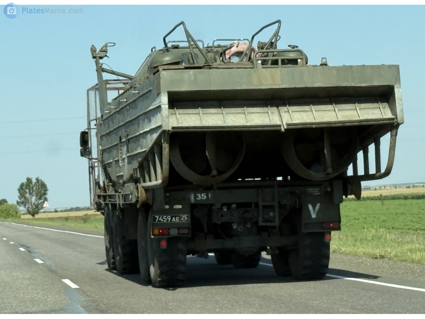 7459 ае 25, Ural (UralAZ) 5323 532362 Iveco Night Cab