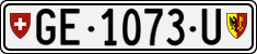 License plate of Switzerland, Dealer (with 