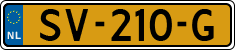License plate of the Netherlands, Cars