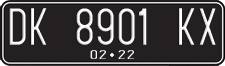 License plate of Indonesia, Regular plates