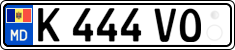 License plate of Moldova, Trailers (2015)