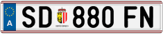 License plate of Austria, Regular plates
