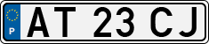 License plate of Portugal, Regular plates