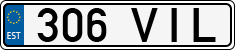 License plate of Estonia, Regular car plates