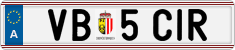 License plate of Austria, Regular plates