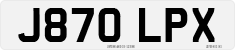License plate of the United Kingdom, 1983 year system