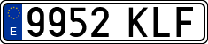 License plates of Spain, Ordinary (2000)