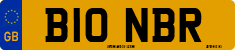 License plate of the United Kingdom, 1983 year system