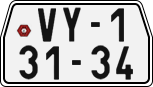 License plate of the Czech Republic, Motorcycles (1960)