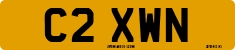 License plate of the United Kingdom, 1983 year system