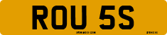 License plate of the United Kingdom, 1963 year system