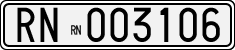 License plate of Italy, Cars (1927 year series)