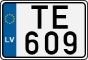 License plate of Latvia, Motorcycles