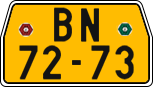 License plate of the Czech Republic, Commercial vehicles (1960)