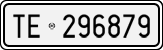License plate of Italy, Cars (1927 year series)