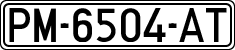 License plates of Spain, 1971 year series