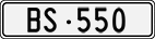 License plate of Switzerland, Cars