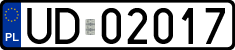 License plates of Poland, Military