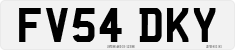 License plate of the United Kingdom, 2001 year system