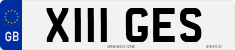 License plate of the United Kingdom, 1983 year system