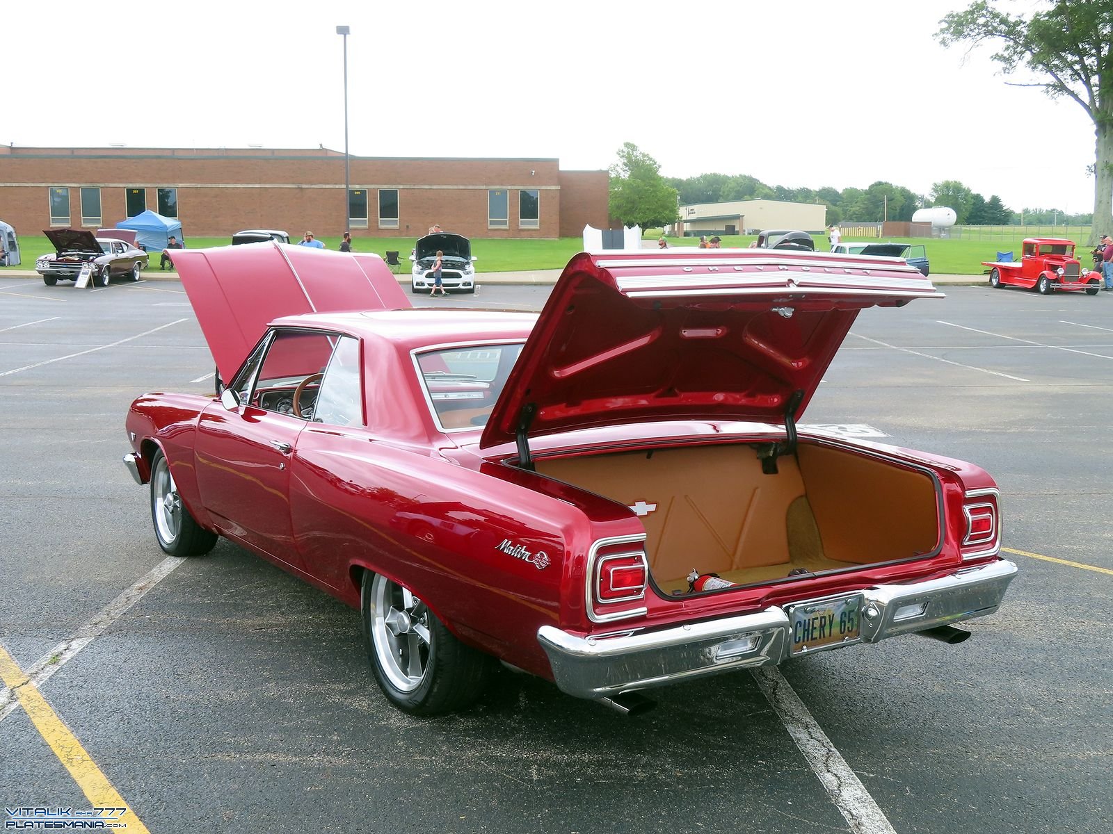 CHERY 65, Chevrolet Chevelle 1st gen 1965 2-door Hardtop (37; A-body), 1st facelift, 1964–1965