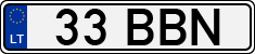 License plate of Lithuania, Mopeds