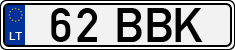 License plate of Lithuania, Mopeds