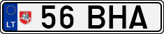 License plate of Lithuania, Mopeds
