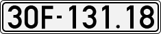 License plate of Vietnam, Cars