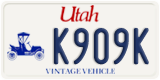 Utah, Specialty plates (A123B)