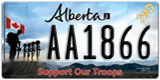 Alberta, Support our Troops (AB1234)