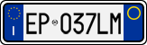 License plate of Italy, Cars (1994 year series)