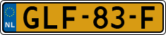 License plate of the Netherlands, Cars