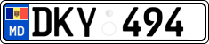 License plate of Moldova, Cars (2015)