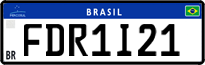 License plate of Brazil, Private owners (Mercosul)