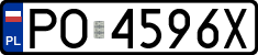 License plates of Poland, Regular car plates