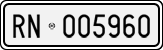 License plate of Italy, Cars (1927 year series)