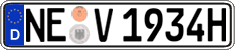 German license plate, Plates for oldtimers (type 