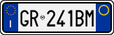 License plate of Italy, Cars (1994 year series)