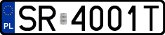 License plates of Poland, Regular car plates
